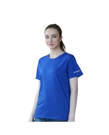 Women's Round Neck A1 T- Shirt - Royal Blue